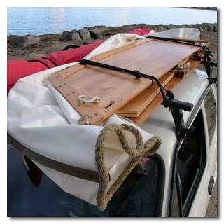 Origami folded dinghy
