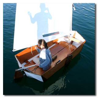 The Origami 8 folding sailing dinghy