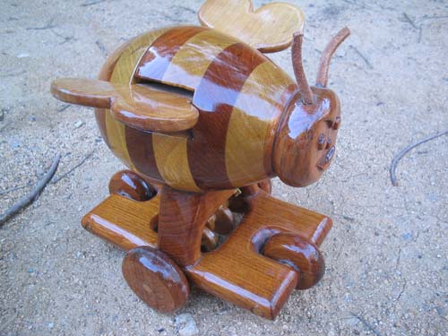 Wooden bee