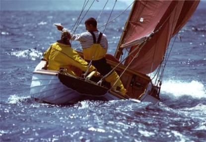 Sailing in Cannes regatta