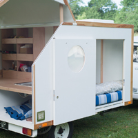 set up for camping