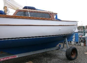 Coco  in the boat yard