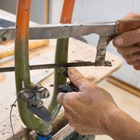 Preparing the forks