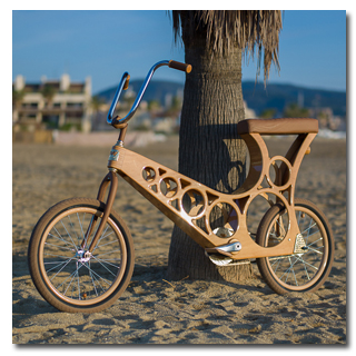 Hoopy Wooden Bicycle