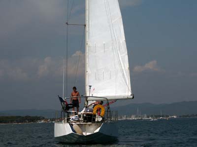 view of aft end