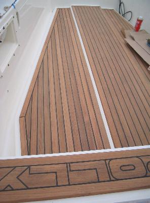 A new teak deck for Polly
