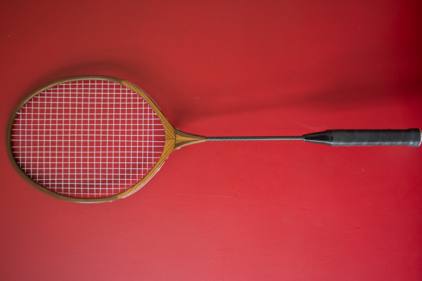 wooden racket